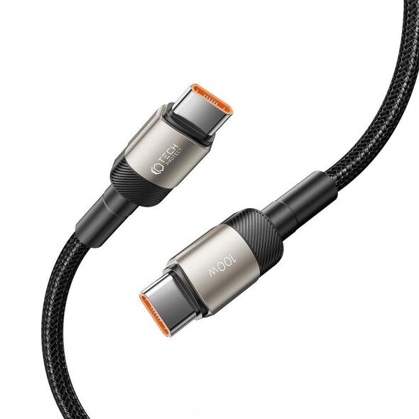 Cable USB Type - USB Type C PD100W / 5A 2m Tech-Protect UltraBoost EVO titanium 5906203690640