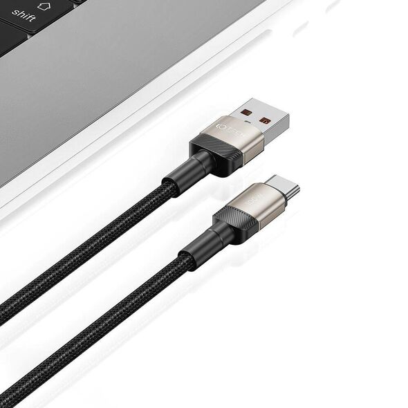 Cable USB - USB Type C 100W / 5A 1m Tech-Protect UltraBoost EVO titanium 5906203690749