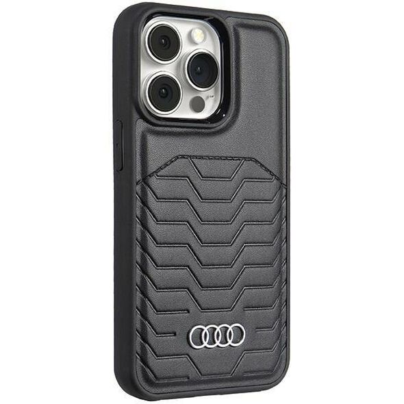 Original Case IPHONE 13 PRO MAX Audi Synthetic Leather MagSafe (AU-TPUPCMIP13PM-GT/D3-BK) black 6955250226844