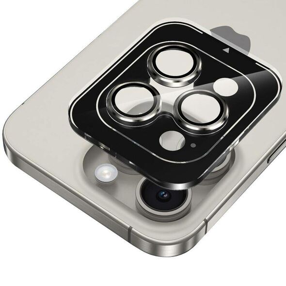 Camera Cover APPLE IPHONE 15 PRO / 15 PRO MAX HOFI CamRing Pro+ Titanium gray 5906302308125