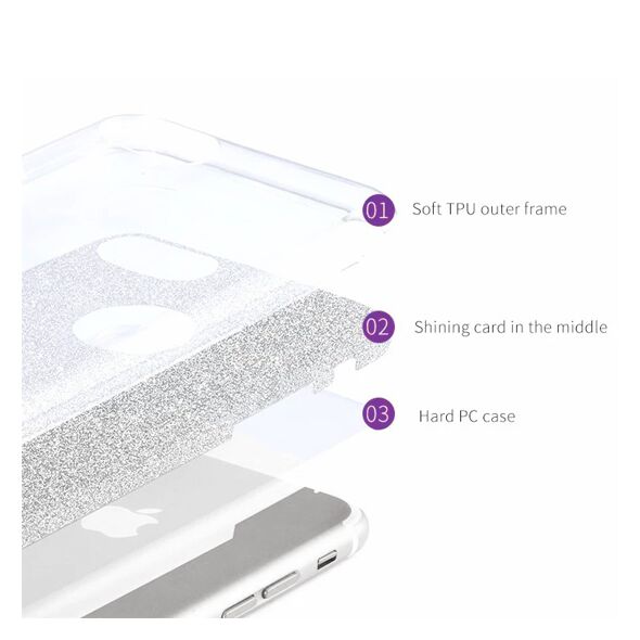 Shining Case for IPHONE 12 PRO MAX Silver 5900217354659
