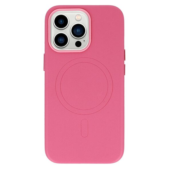 MagSafe Leather Case Iphone 15 Pro Pink 5900217020424