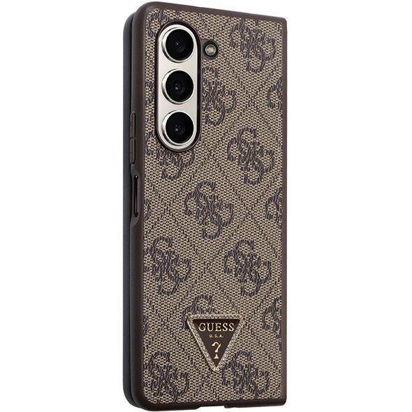 Guess case for Samsung Z Fold5 GUHCZFD5P4TDPW black Leather 4G Triangle Strass 3666339173920