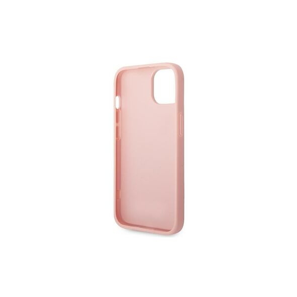 Guess case for iPhone 14 Pro 6,1&quot; GUHCP14LHGGSHP pink PC/TPU Glitter Flakes Case Script Metal Logo 3666339065065