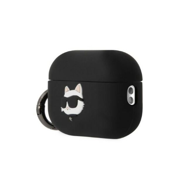 Karl Lagerfeld case for Airpods Pro 2 KLAP2RUNCHK black 3D Silicone NFT Karl 3666339099268