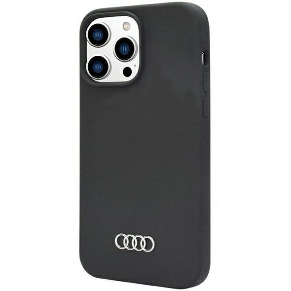Audi case for iPhone 14 Pro Max 6,7&quot; AU-LSRIP14PM-Q3/D1-BK black hard case Silicone 6955250225854