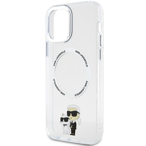 Karl Lagerfeld case for iPhone 12 / 12 Pro 6,1&quot; KLHMP12MHNKCIT transparent HC Magsafe IML NFT K&C 3666339170059