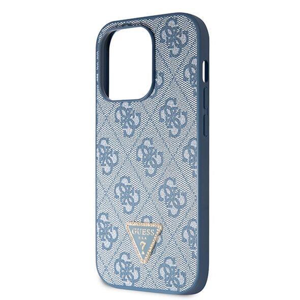 Guess case for iPhone 15 Pro Max 6.7&quot; GUHCP15XP4TDSCPB blue hardcase Crossbody 4G Metal Logo 3666339147112