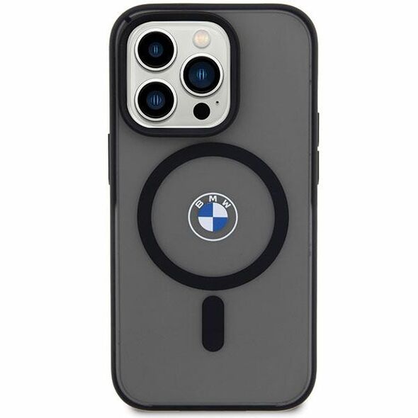 BMW case for iPhone 14 Plus 6,7&quot; BMHMP14MDSLK black hardcase Magsafe Signature IML 3666339121716