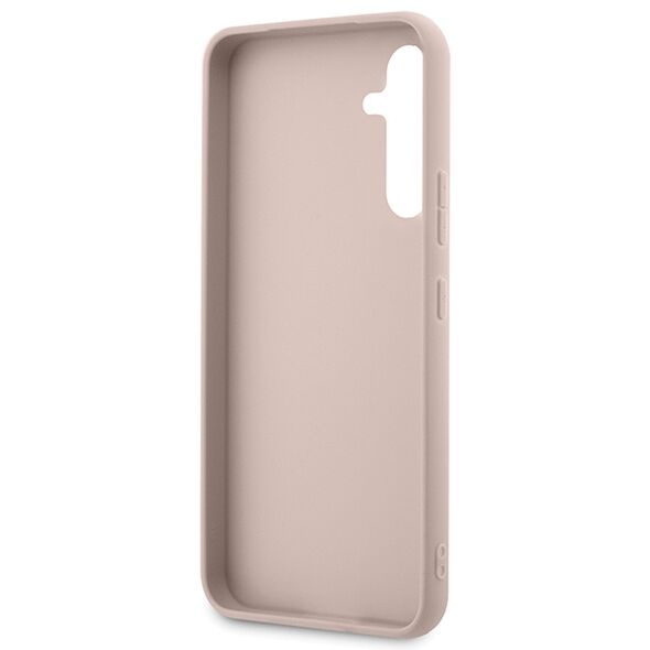 Guess case for Samsung Galaxy A54 GUHCSA54G4GFPI pink HC PU 4G Metal Logo 3666339169909