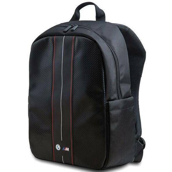 Backpack LAPTOP 15" BMW Carbon Red Stripes (BMBP15COMSCAKR) black 3666339239565