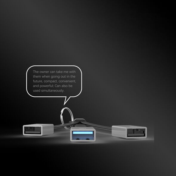 USB hub Earldom ET-HUB15A, 4 Ports, OTG, Black - 12066 έως 12 άτοκες Δόσεις