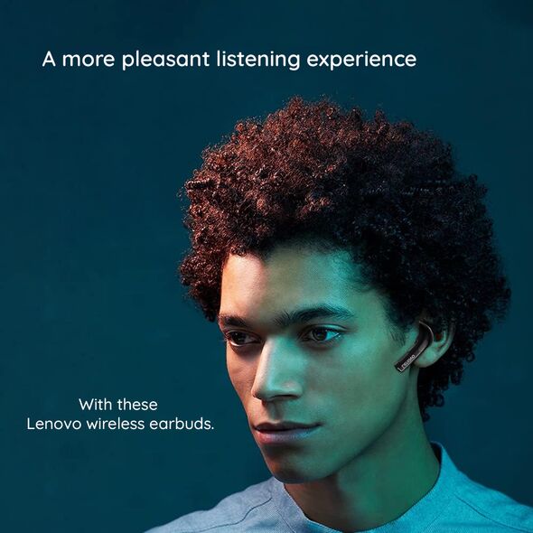 Lenovo Casti Fara Fir, True Wireless, Half-In-Ear - Lenovo LivePods LP1 (20817) - Black 6973037701636 έως 12 άτοκες Δόσεις