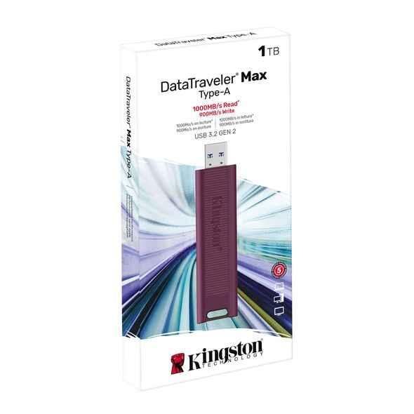 Kingston Data Traveler MAX A USB-A 3.2 Gen2 Flash Drive 1TB 0740617322392