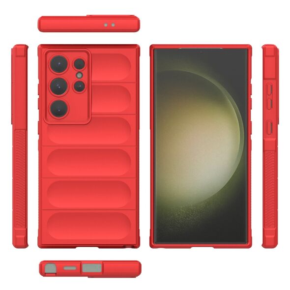 Techsuit Husa pentru Samsung Galaxy S23 Ultra - Techsuit Magic Shield - Red 5949419116009 έως 12 άτοκες Δόσεις