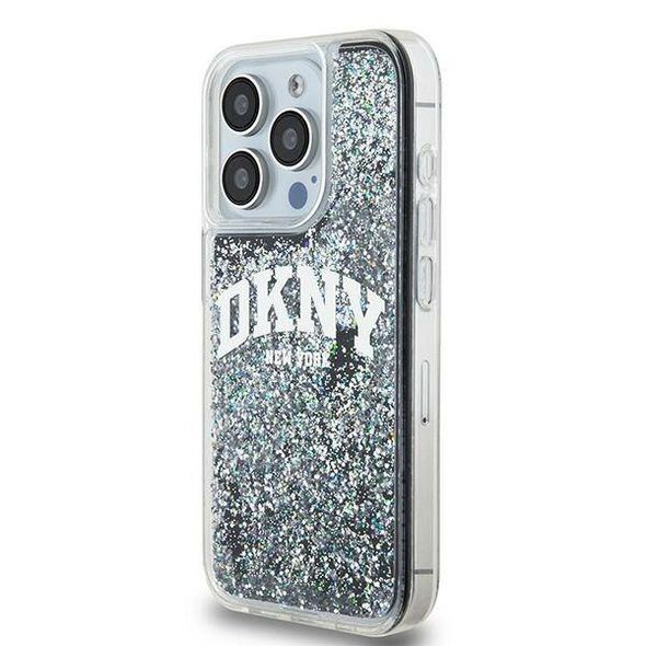 Original Case IPHONE 13 PRO DKNY Hardcase Liquid Glitter Big Logo (DKHCP13LLBNAEK) black 3666339270698