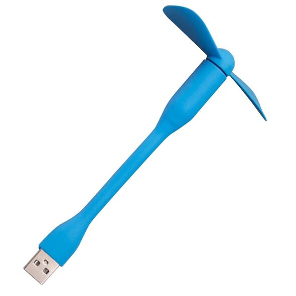 Techsuit Ventilator USB Portabil, 5V - Techsuit (TUF1) - Blue 5949419153189 έως 12 άτοκες Δόσεις