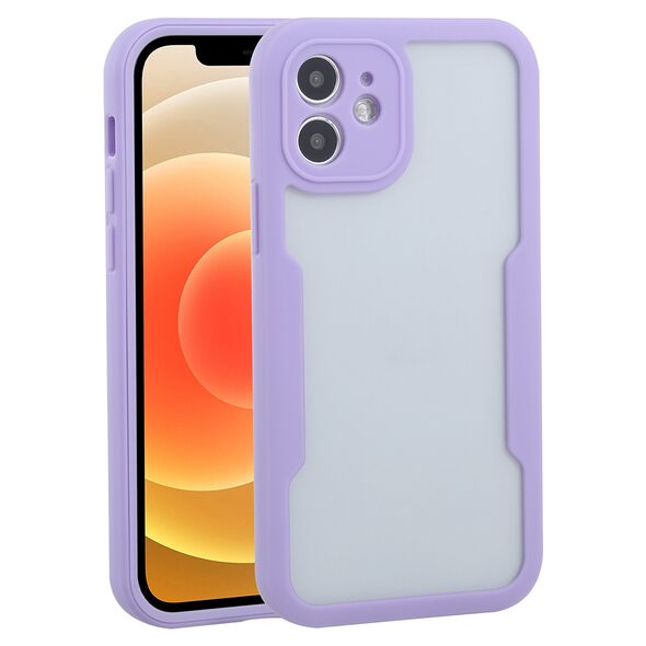 Techsuit Husa pentru iPhone 12 + Folie - Techsuit ColorVerse 360 Series - Purple 5949419152434 έως 12 άτοκες Δόσεις