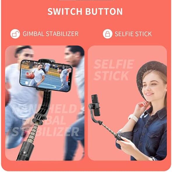 Techsuit Stable Selfie Stick with Tripod and Remote Control, 70cm - Techsuit (L08Mini) - Black 5949419122598 έως 12 άτοκες Δόσεις