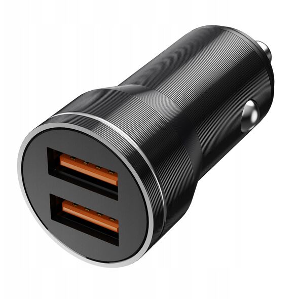 Car Charger 3.1A 18W 2x USB Jellico F2S black 6974929201678