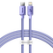 Baseus Baseus Crystal Shine cable USB-C to Lightning, 20W, PD, 1.2m (purple) 030329 έως και 12 άτοκες δόσεις