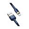 Baseus Cafule Braided USB to Lightning Cable Μπλε 2m (CALKLF-CV3) (BASCALKLF-CV3) έως 12 άτοκες Δόσεις