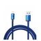 Baseus Crystal Shine Braided USB to Lightning Cable Μπλε 2m (CAJY000103) (BASCAJY000103) έως 12 άτοκες Δόσεις