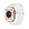Smart Watch με Μοντέρνο Σχεδιασμό, Ελληνικό Μενού και Λουράκι Σιλικόνης-Λευκό