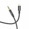 HOCO - UPA19 cable AUX Audio Jack 3,5mm to Type C 1m black HOC-UPA19c-BK 69151 έως 12 άτοκες Δόσεις