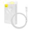 Baseus Cable USB-C to USB-C Baseus, 100W, 1m (white) 030383 6932172601980 CALD000202 έως και 12 άτοκες δόσεις