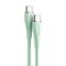 Vention USB-C 2.0 to USB-C 5A Cable Vention TAWGG 1.5m Light Green Silicone 056673 6922794768963 TAWGG έως και 12 άτοκες δόσεις