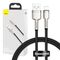 Baseus USB cable for Lightning Baseus Cafule, 2.4A, 0,25m (black) 029662  CALJK-01 έως και 12 άτοκες δόσεις 6953156202238