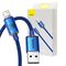 Baseus Baseus Crystal Shine cable USB to Lightning, 2.4A, 2m (blue) 030325  CAJY000103 έως και 12 άτοκες δόσεις 6932172602727