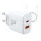 Joyroom Charger Joyroom JR-TCF05 Flash, 20W + C to L Cable 1m (White) 053641  JR-TCF05 White C-L έως και 12 άτοκες δόσεις 6956116776800