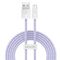 Baseus Dynamic cable USB to Lightning, 2.4A, 2m (Purple) (CALD000505) (BASCALD000505) έως 12 άτοκες Δόσεις