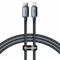Baseus  Crystal cable USB-C to Lightning, 20W, PD, 1.2m Black (CAJY000201) (BASCAJY000201) έως 12 άτοκες Δόσεις