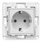 Shelly Shelly wall socket (white) 062288  WallsocketWhite έως και 12 άτοκες δόσεις 3800235266342