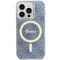 Guess IML 4G MagSafe case for iPhone 15 / 14 / 13 - blue